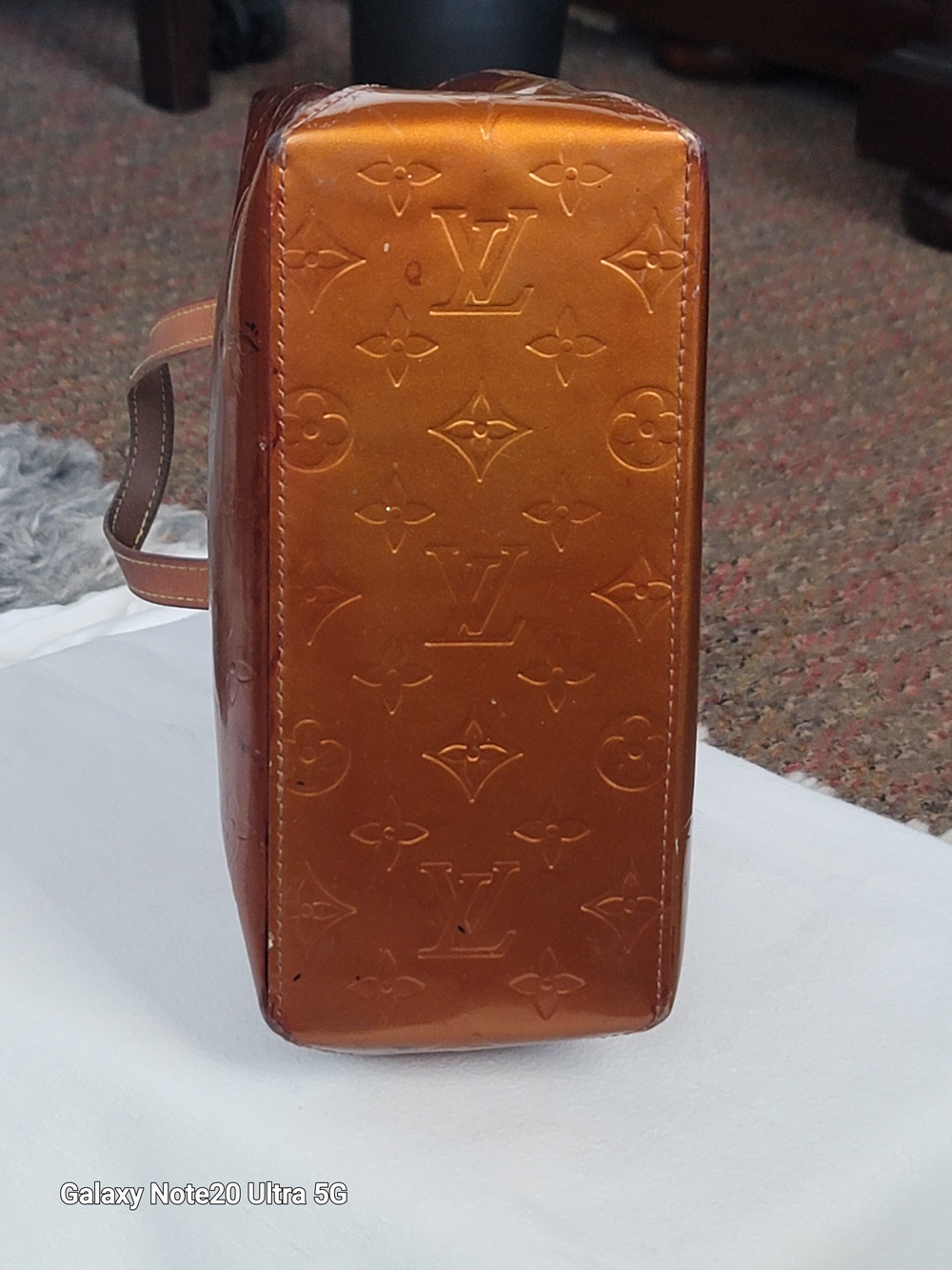 Louis Vuitton Vernis Brown Monogram Alma-Style Tote - Picture 6 of 15